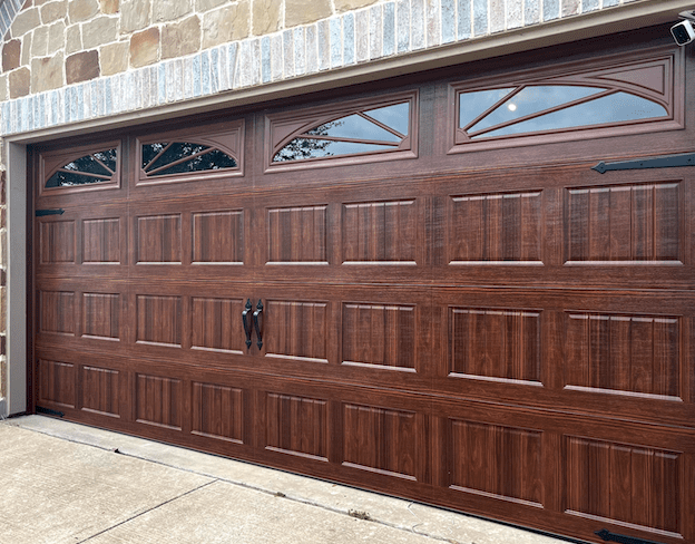 brown garage door trophy club tx