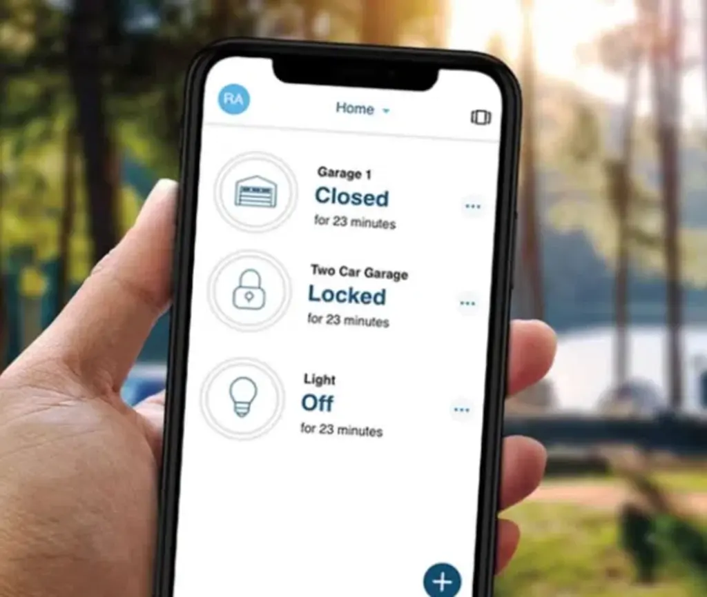 smart garage door app opener