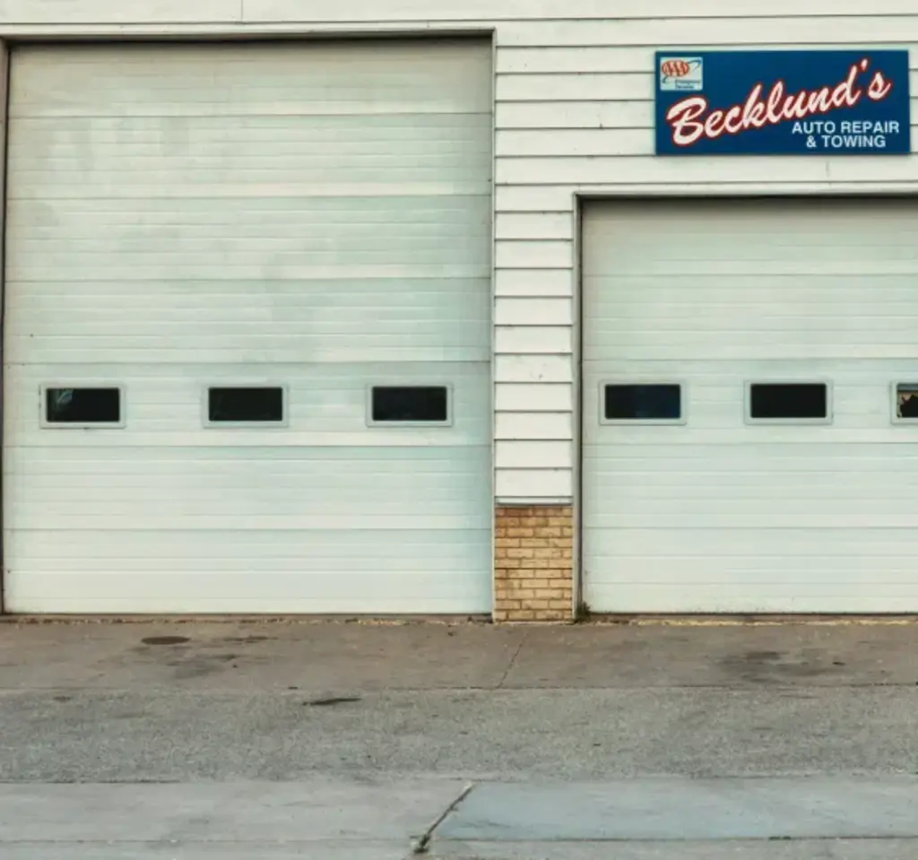 commercial auto shop garage doors