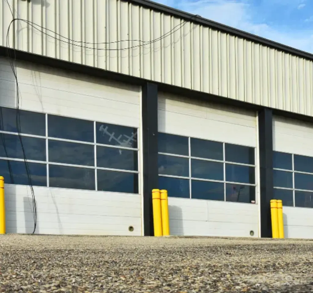 commercial glass panel sectional doors