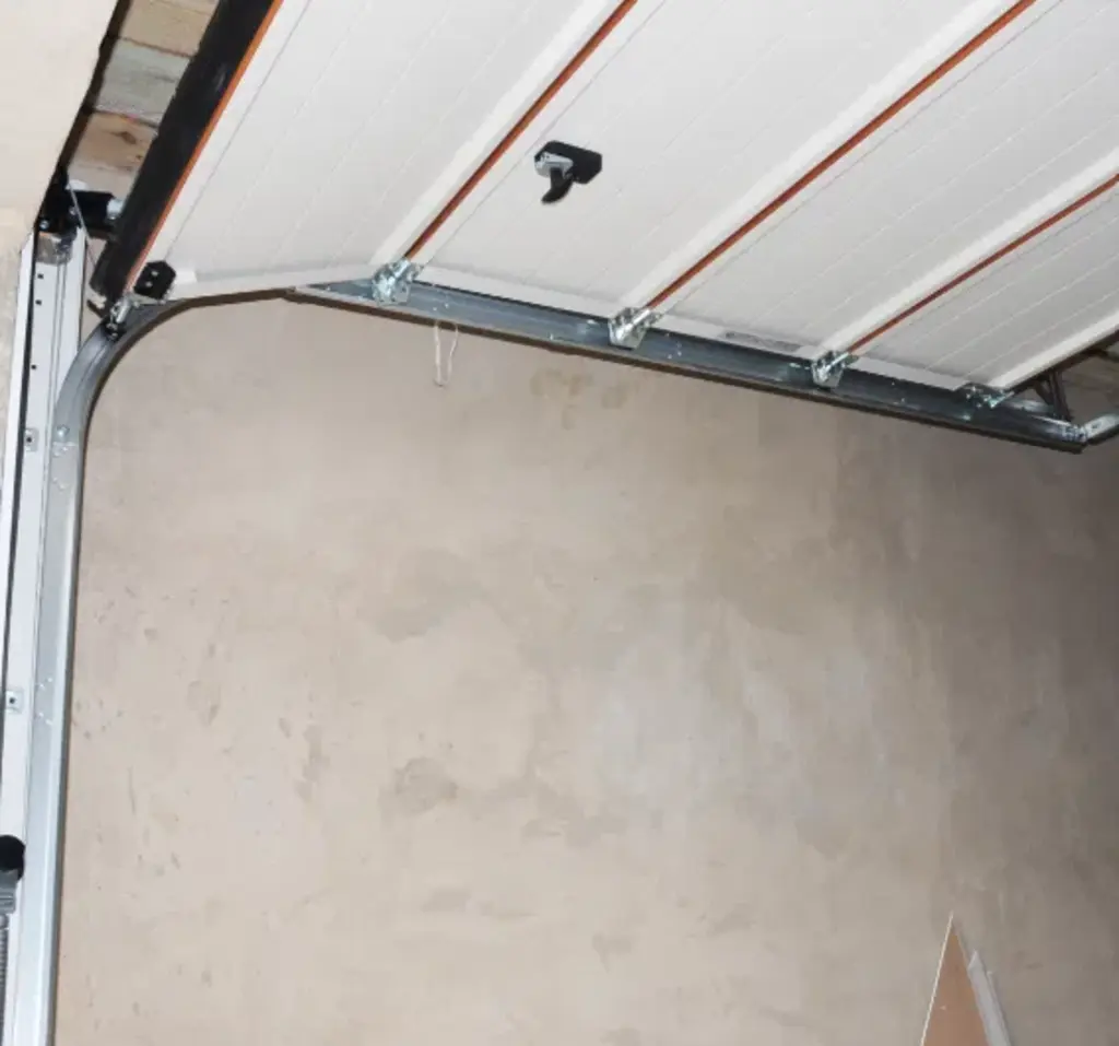 garage door ceiling track system