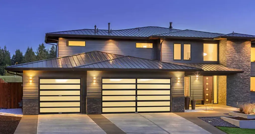 luxury home garage door installation