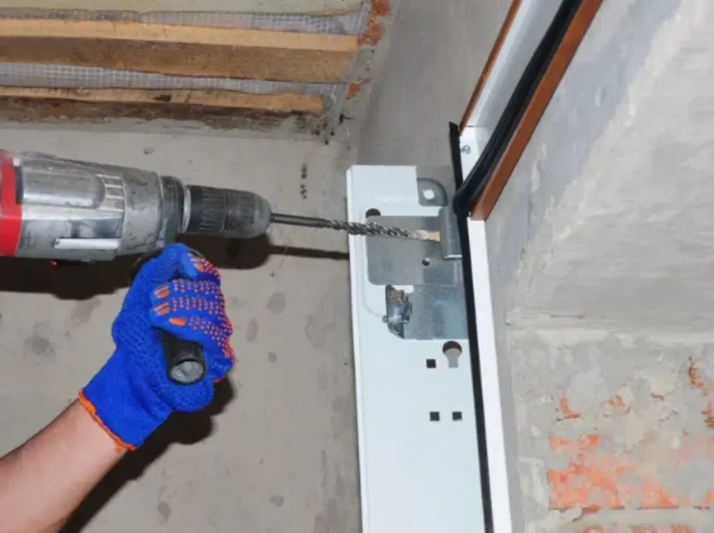garage door track installation repair