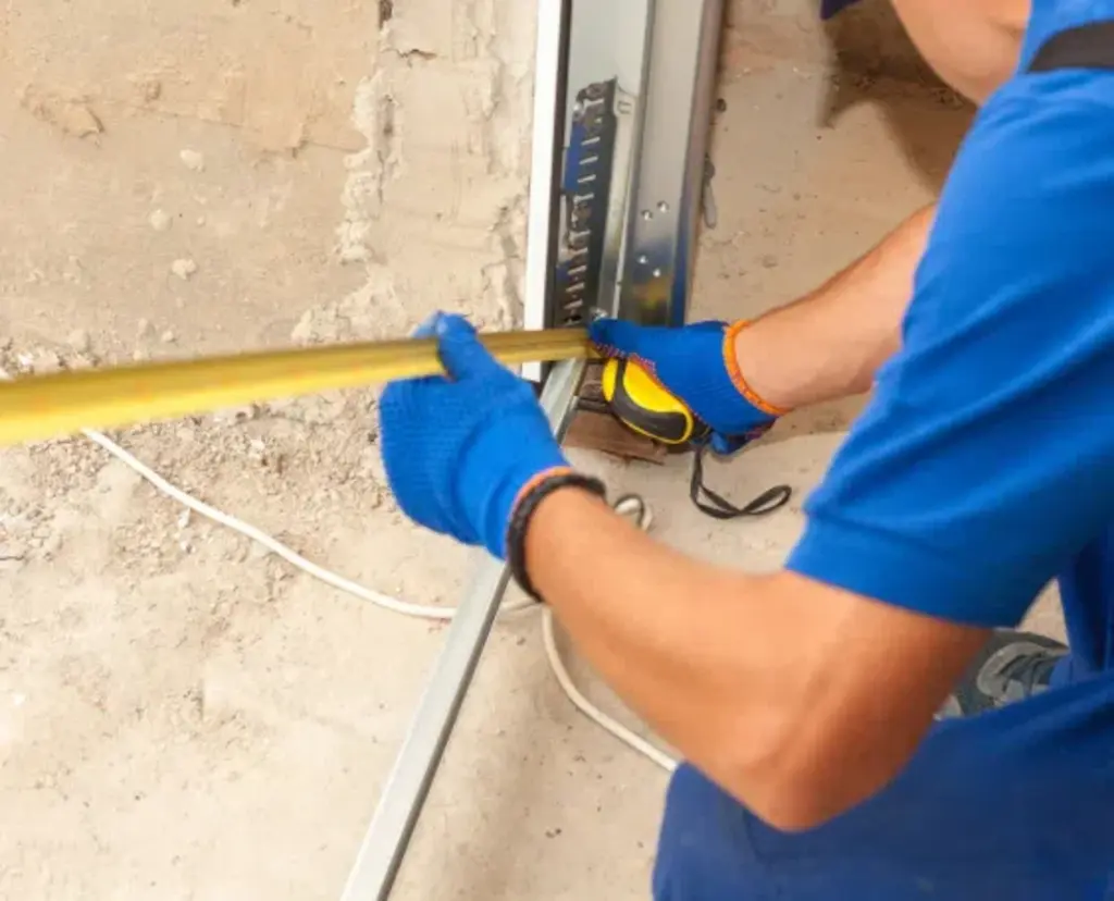 measuring garage door for installation
