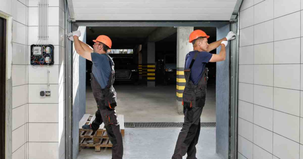 install garage door spring safety cable