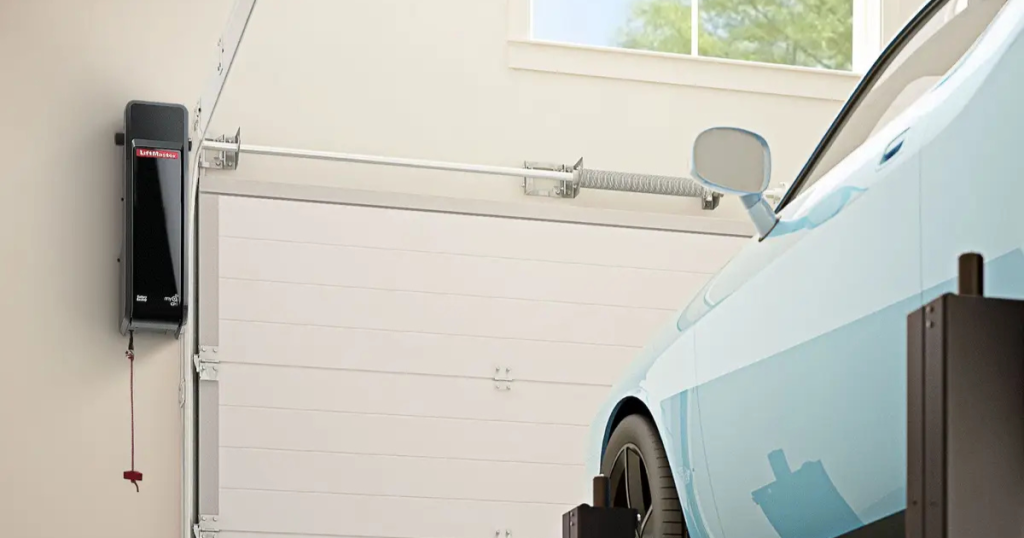 install garage door spring safety cable