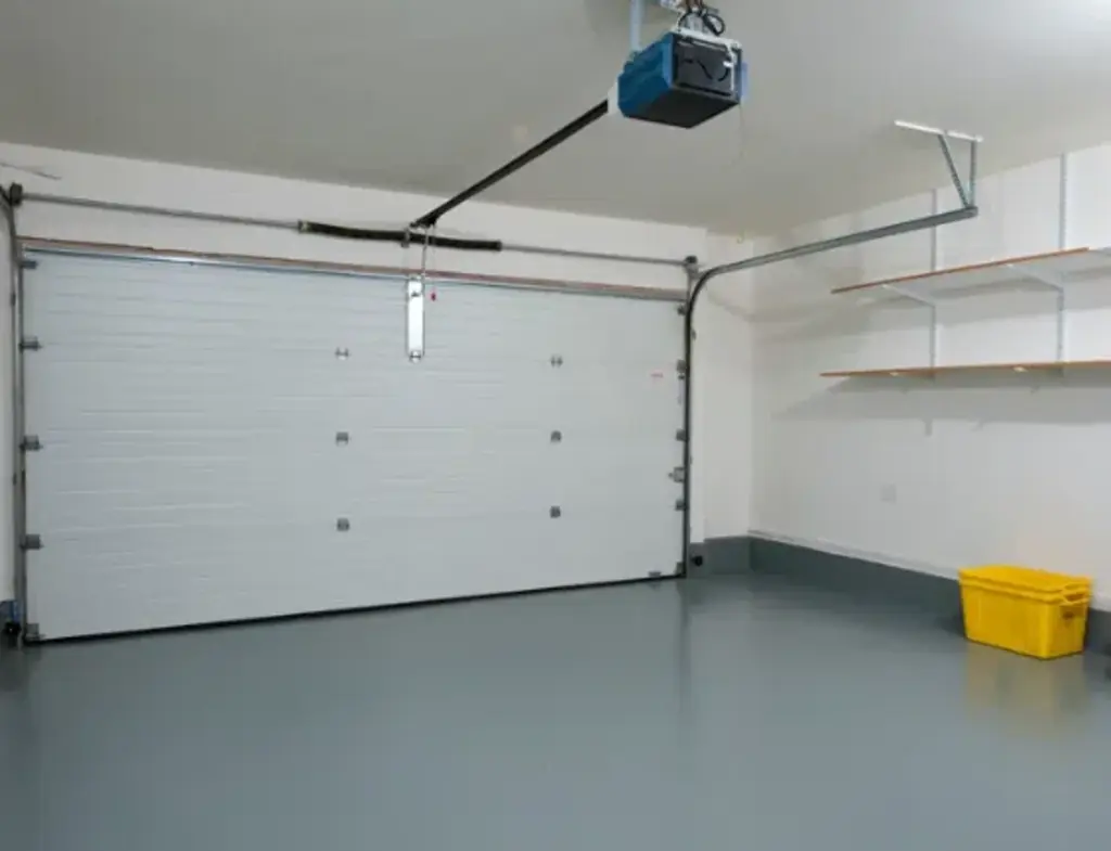 garage door with garage opener