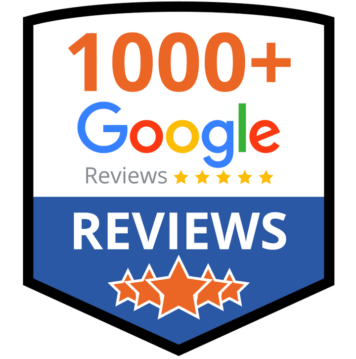 1,000+ Google Reviews