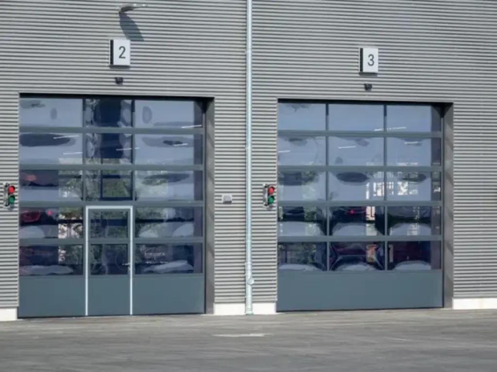 commercial fiber glass garage doors