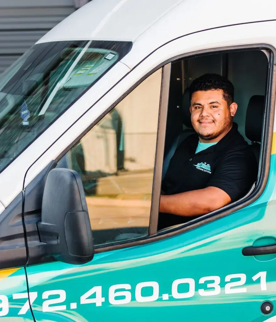 delivery man meadows garage door