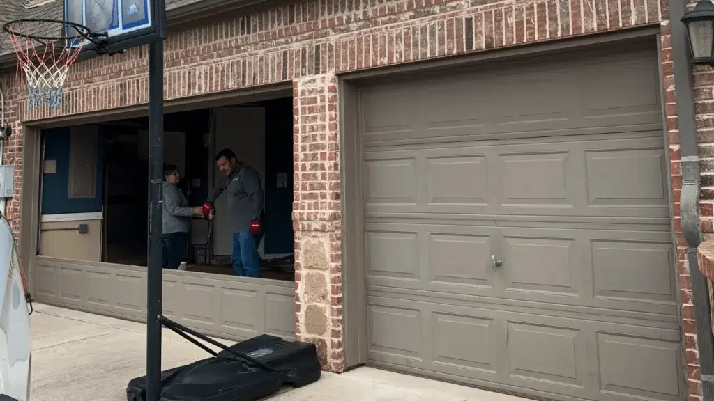 faux wood meadows garage doors