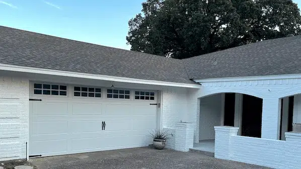 grooved long panel meadows garage doors