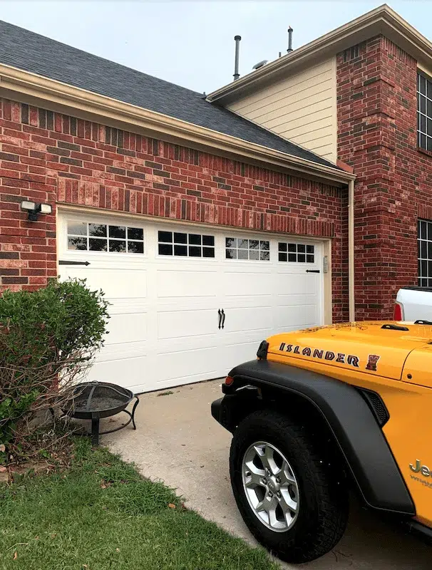 long grooved panel meadows garage doors