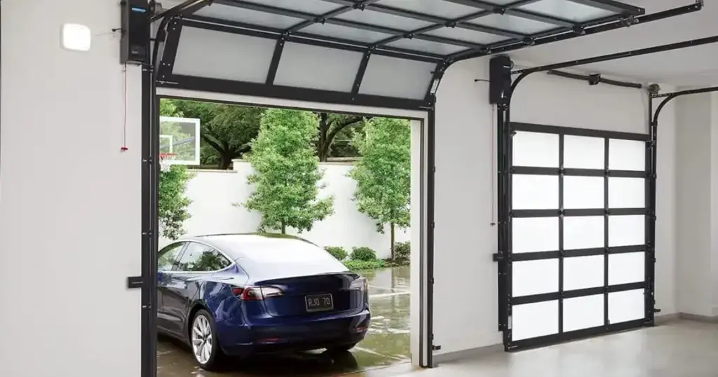 side mount garage door openers quiet