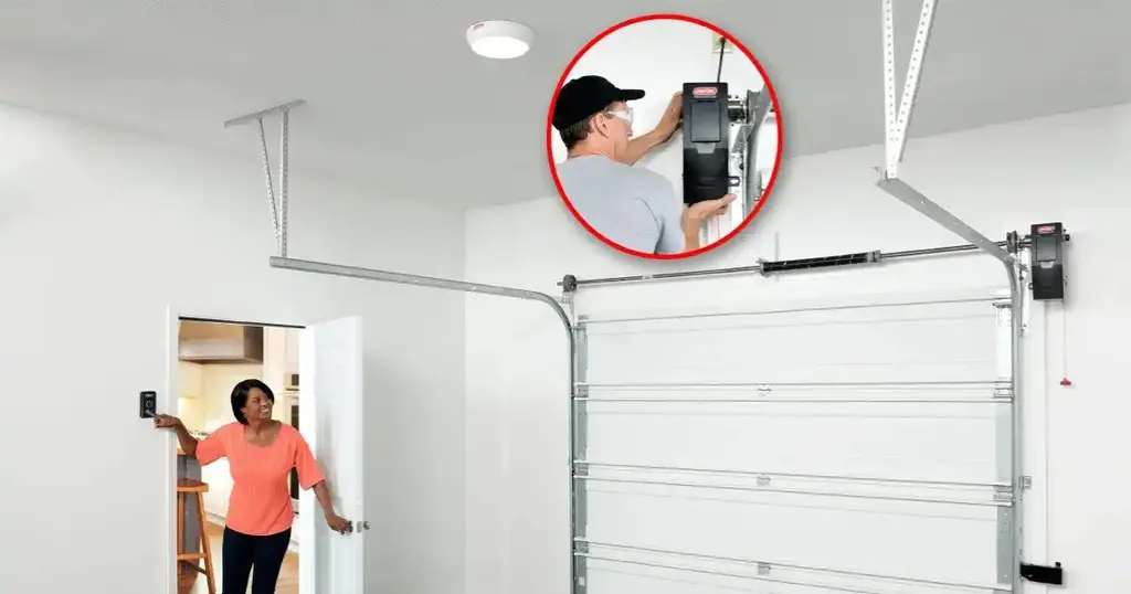 side mount garage door openers smart