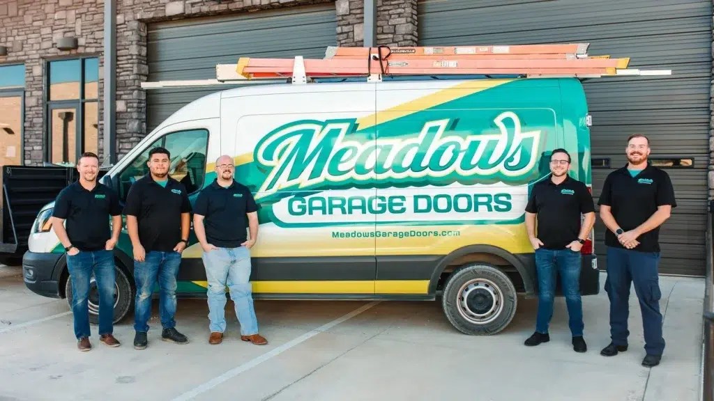 team of repairman for meadows garage doors