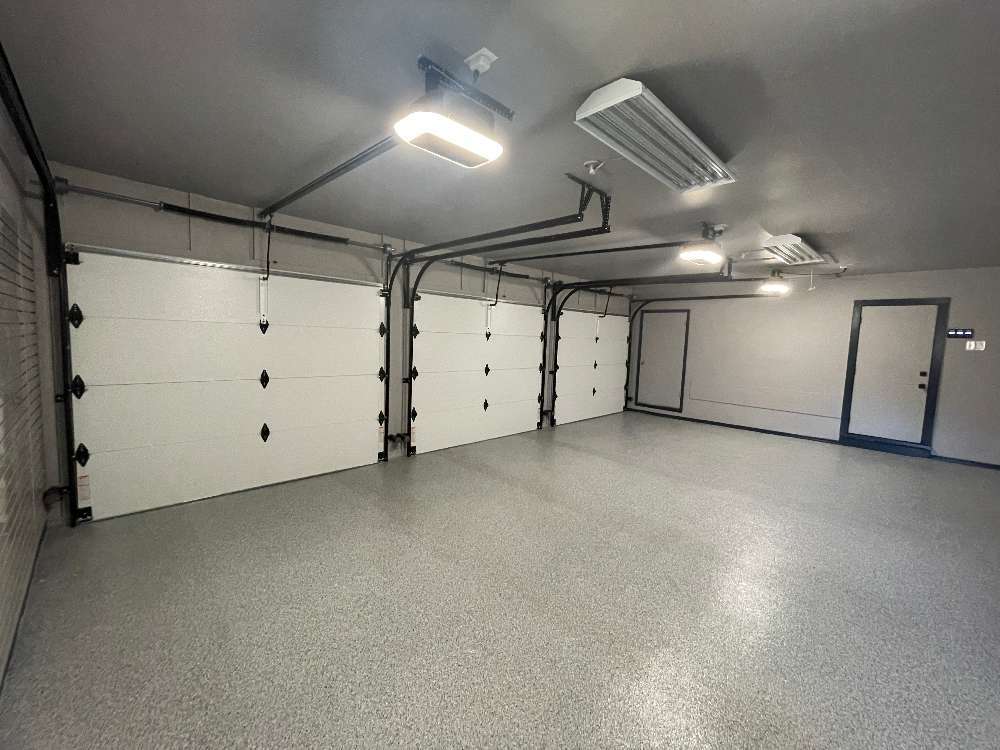 3 door garage interior