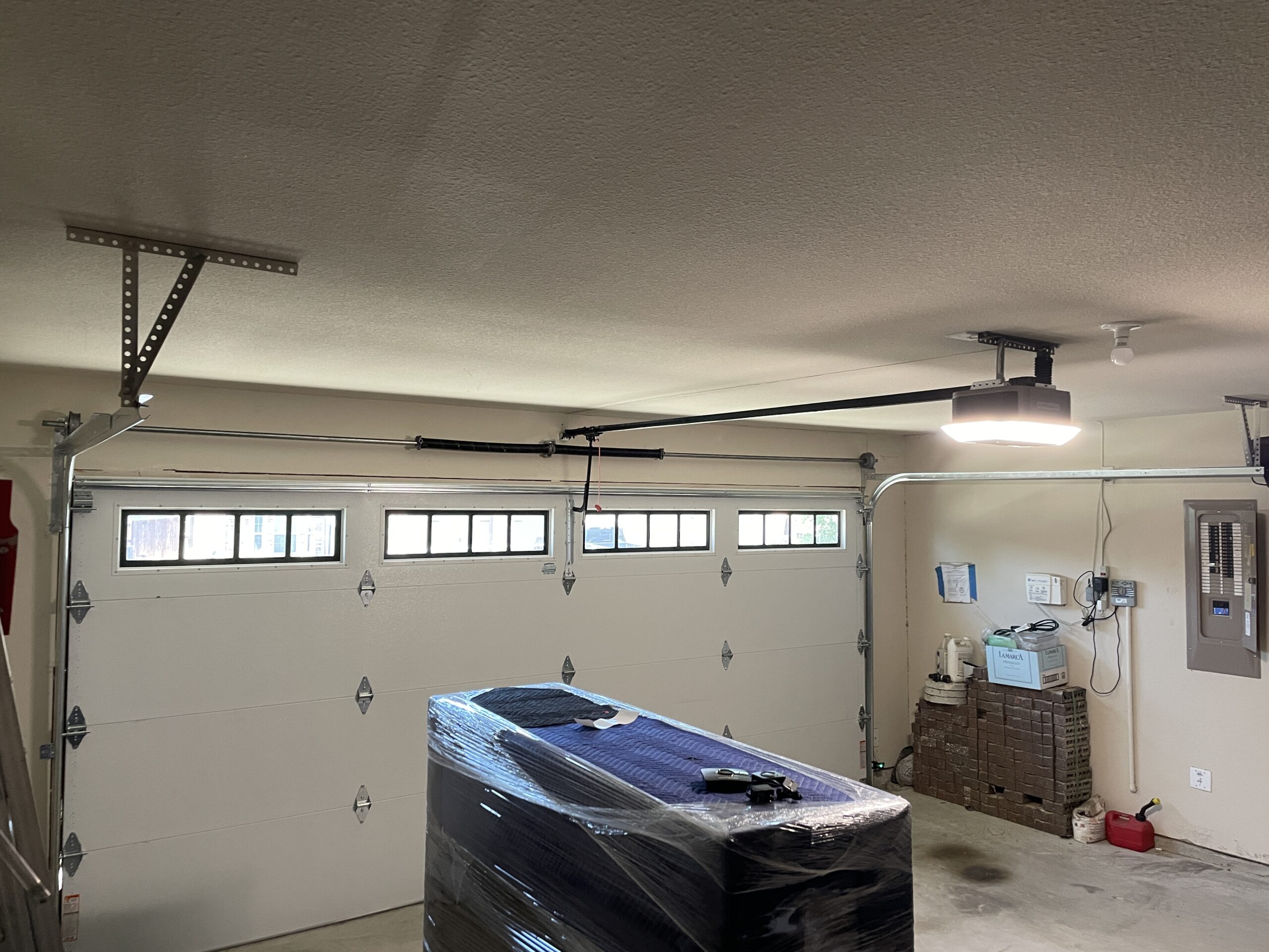 Garage door interior